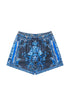 A Tiled Wonderland  Boys Mid Length Boardshort W Elastic Waist Camilla