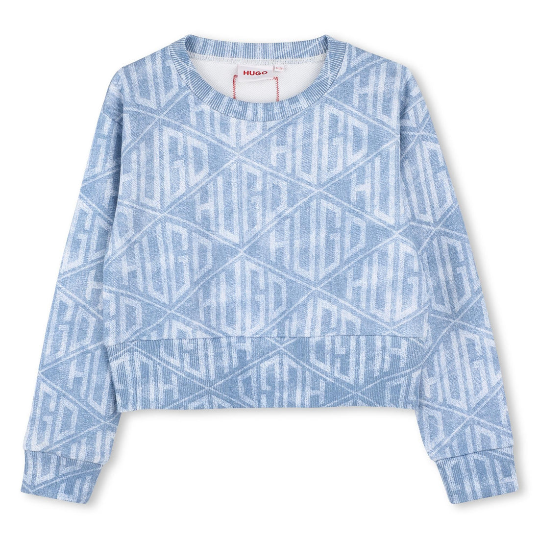 All-Over Monogram Sweatshirt for Kids Hugo